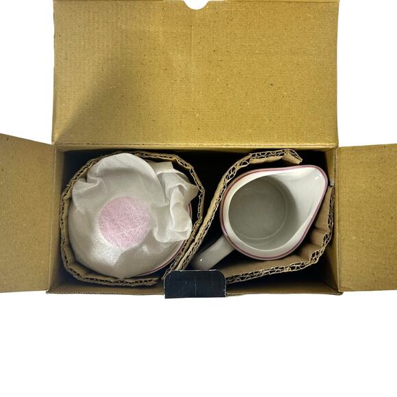 Sango Modern Design "Home for Christmas" #4829 Sugar and Creamer-NEW in Box! - Picture 5 of 5